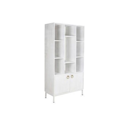 Ράφια DKD Home Decor Λευκό Μέταλλο Ξύλο από Μάνγκο 90 x 40 x 180 cm