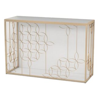 Κονσόλα DKD Home Decor Έλατο Φυσικό Λευκό 120 x 35 x 80 cm