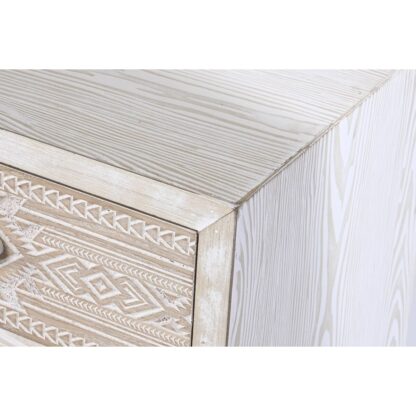 Έπιπλο Τηλεόρασης DKD Home Decor Φυσικό 150 x 40 x 60 cm Έλατο Λευκό