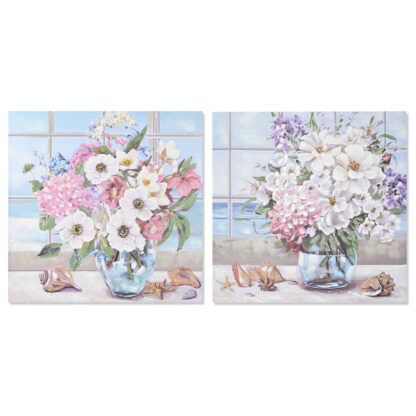 Πίνακας DKD Home Decor 100 x 2,8 x 100 cm 100 x 3 x 100 cm Shabby Chic (x2)