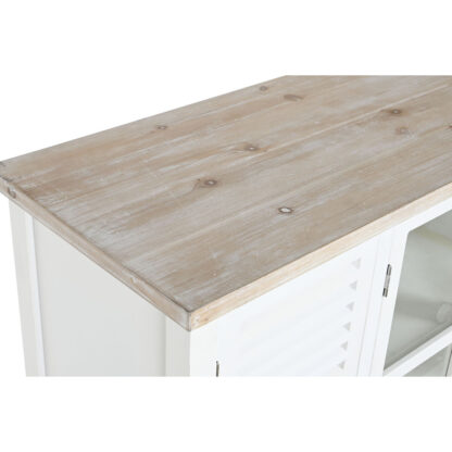 Σκευοθήκη DKD Home Decor Λευκό Έλατο Ξύλο MDF 130 x 40 x 80 cm