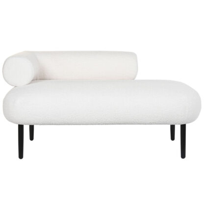 Καναπές DKD Home Decor Λευκό Μαύρο Μέταλλο Scandi 127,5 x 73,5 x 64 cm