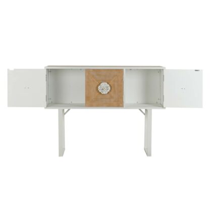 Console DKD Home Decor Λευκό Μέταλλο Έλατο 120 x 35 x 90 cm