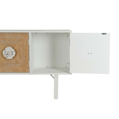 Console DKD Home Decor Λευκό Μέταλλο Έλατο 120 x 35 x 90 cm