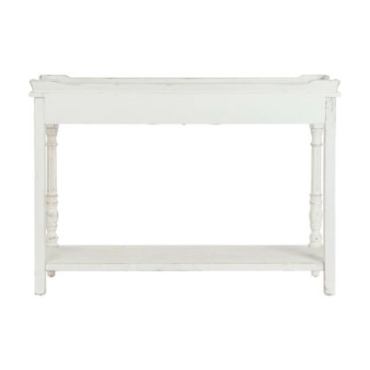 Κονσόλα DKD Home Decor 120 x 40 x 84,5 cm Έλατο Λευκό Ξύλο MDF