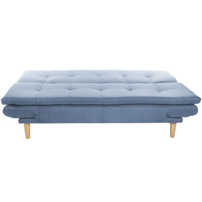 Καναπές DKD Home Decor Μπλε Sky μπλε Φυσικό Ξύλο Scandi 180 x 85 x 83 cm