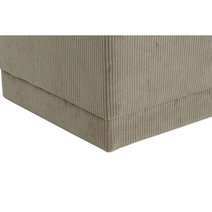 Σκαμπό DKD Home Decor Καφέ πολυεστέρας Ξύλο MDF 100 x 40 x 40 cm