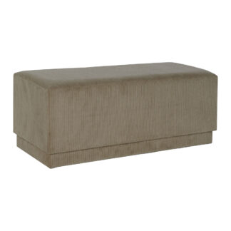 Σκαμπό DKD Home Decor Μπεζ Ξύλο MDF 100 x 40 x 40 cm