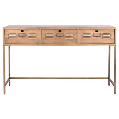 Console Home ESPRIT Χρυσό Μέταλλο 125,5 x 37 x 77 cm