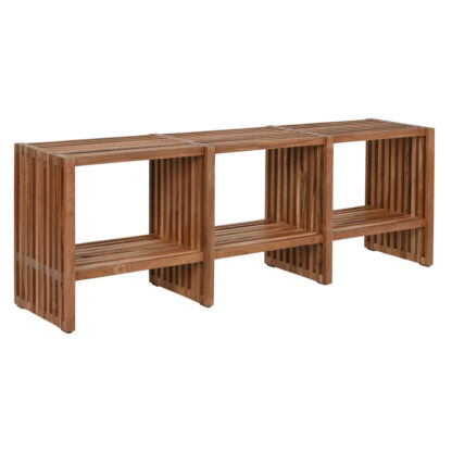 Έπιπλο Τηλεόρασης Home ESPRIT Φυσικό Ξύλο Τικ 130 x 30 x 45 cm