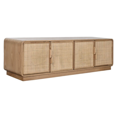 Έπιπλο Τηλεόρασης Home ESPRIT Φυσικό ρατάν Eik 157 x 40 x 46 cm