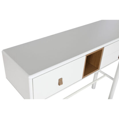 Κονσόλα Home ESPRIT Κίτρινο Λευκό Ξύλο MDF 120 x 35 x 90 cm