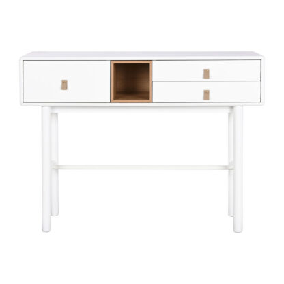 Κονσόλα Home ESPRIT Κίτρινο Λευκό Ξύλο MDF 120 x 35 x 90 cm