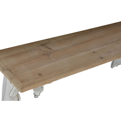 Ράφια Home ESPRIT Λευκό Φυσικό ξύλο ελάτου Ξύλο MDF 100 x 22 x 32 cm