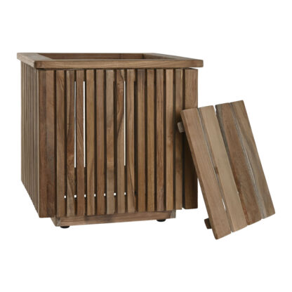 Γλάστρα Home ESPRIT ξύλο teak 34,5 x 34,5 x 37 cm