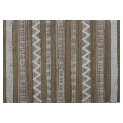 Χαλί Home ESPRIT Λευκό Καφέ Boho 200 x 300 x 1 cm