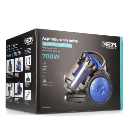 Ηλεκτρική σκούπα χωρίς Σακούλα EDM 700 W 2,5 L