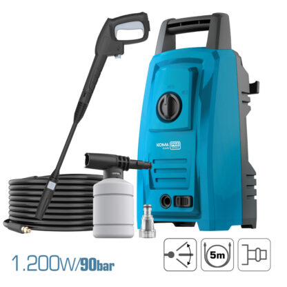 Μηχάνημα Καθαρισμού Υψηλής Πίεσης Koma Tools 1200 W 220-240 V 90 bar