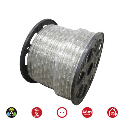 LED Σωλήνας EDM 72712 Flexiled 1,75 W x 1 m 48 m Πολύχρωμο