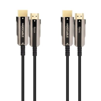 Καλώδιο HDMI NANOCABLE 10.15.2099 100 m Μαύρο 4K Ultra HD 18 Gbps