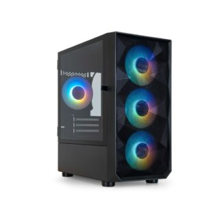 Κουτί Μέσος Πύργος ATX Nox NXHUMMERTGX RGB Μαύρο