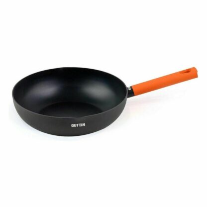 Τηγάνι Wok Quttin Gastro Μαύρο Πορτοκαλί 47 x 29 x 8 cm (x6)