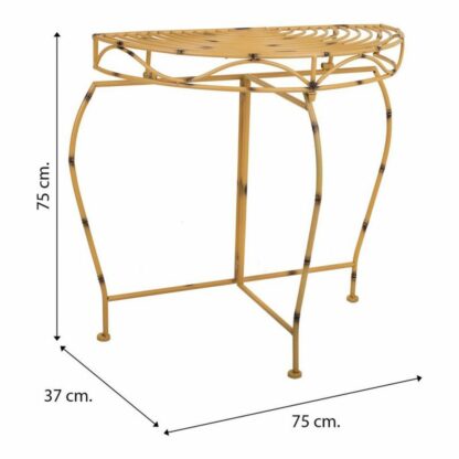 Έπιπλο Εισόδου Alexandra House Living Κίτρινο 37 x 75 x 75 cm