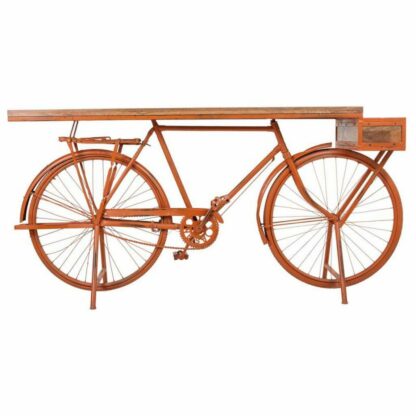 Έπιπλο Εισόδου Alexandra House Living Bike Χαλκός Ξύλο Σίδερο 50 x 94 x 198 cm