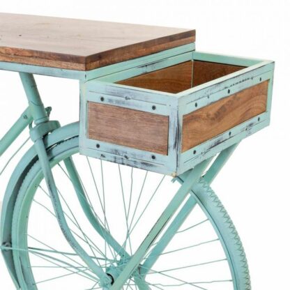 Έπιπλο Εισόδου Alexandra House Living Bike Τυρκουάζ Ξύλο Σίδερο 50 x 94 x 198 cm