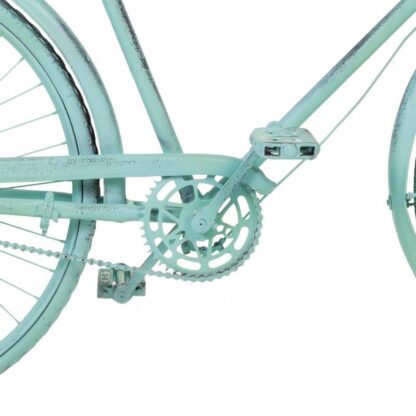 Έπιπλο Εισόδου Alexandra House Living Bike Τυρκουάζ Ξύλο Σίδερο 50 x 94 x 198 cm