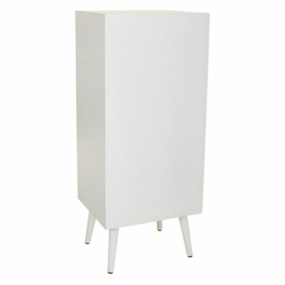 Σιφονιέρα Alexandra House Living Λευκό Bamboo Ξύλο MDF 36 x 100 x 42 cm