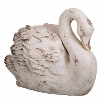 Γλάστρα Alexandra House Living Swan Fiberglass Μαγνήσιο 36 x 46 x 61 cm