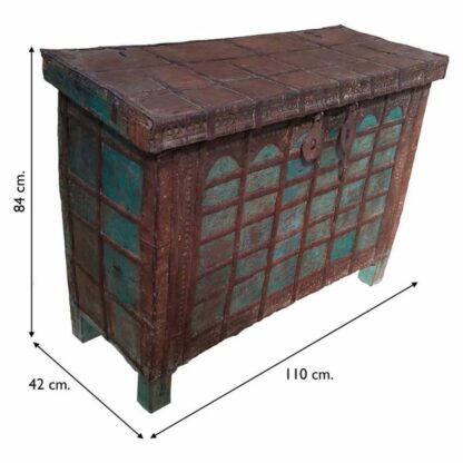 Μπαούλα Alexandra House Living Καφέ Ανακυκλωμένο ξύλο 42 x 84 x 110 cm