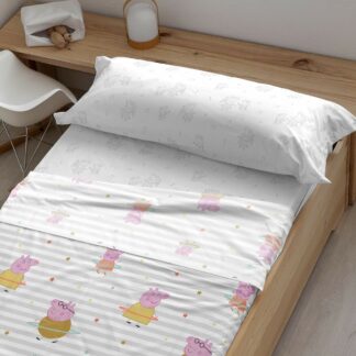 Σετ σεντονια Peppa Pig Time Bed Πολύχρωμο