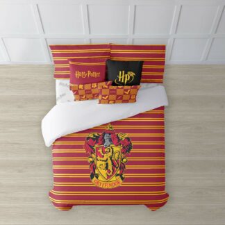 Κάλυψη παπλώματος Harry Potter Gryffindor Stars Πολύχρωμο 175 Νήματα 260 x 240 cm Kρεβάτι 180 εκ