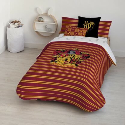 Κάλυψη παπλώματος Harry Potter Gryffindor Shield Πολύχρωμο 175 Νήματα 260 x 240 cm Kρεβάτι 180 εκ