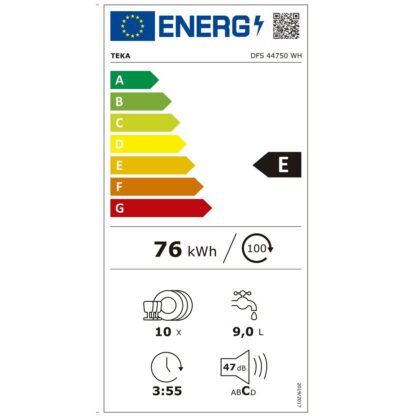 Πλυντήριο πιάτων Teka DFS 44750 45 cm