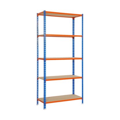 Ράφια Simon Rack Maderclick 5/400 750 kg Μέταλλο 5 Ράφια τσιπ - ματ (180 x 90 x 40 cm)