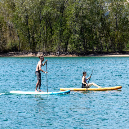 Φουσκωτή Κυματοσανίδα Paddle Surf 2 σε 1 με Κάθισμα και Αξεσουάρ Siros InnovaGoods 10'5" 320 cm