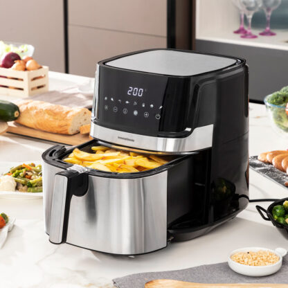 Φριτέζα με Αέρα InnovaGoods Fryinn Pro 5500 Μαύρο 1700 W 5,5 L Ανοξείδωτο ατσάλι