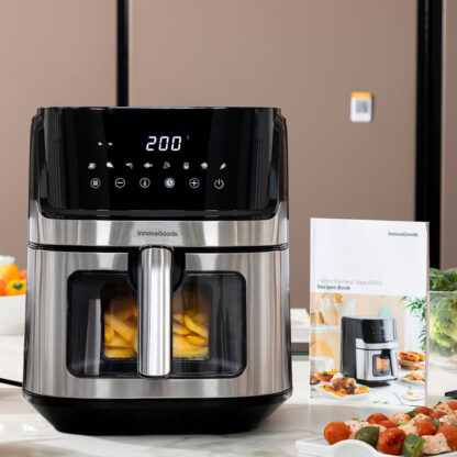 Φριτέζα με Αέρα InnovaGoods Fryinn View 6500 Μαύρο 1700 W 6,5 L Ανοξείδωτο ατσάλι