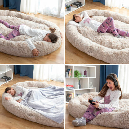 Κρεβάτι Σκύλου για Ανθρώπους | Human Dog Bed XXL InnovaGoods Beige