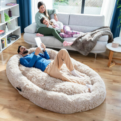 Κρεβάτι Σκύλου για Ανθρώπους | Human Dog Bed XXL InnovaGoods Beige