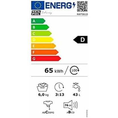 Πλυντήριο ρούχων NEWPOL NWT0610 59,7 cm 6 Kg 1000 rpm