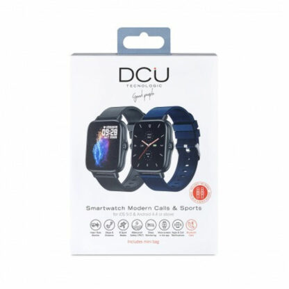 Smartwatch DCU MODERN CALLS & SPORT 1,7" Ναυτικό Μπλε 28 mm 1" Μπλε Μαύρο Μαύρο/Λευκό