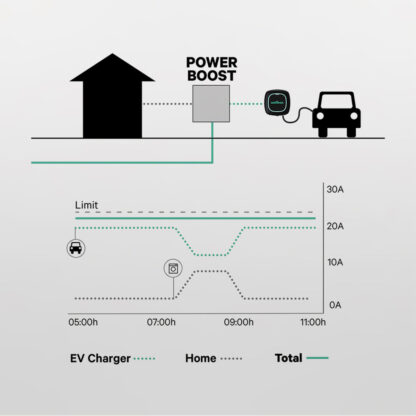 Εξασθενητής ισχύος Power Boost Wallbox 65A/EM340