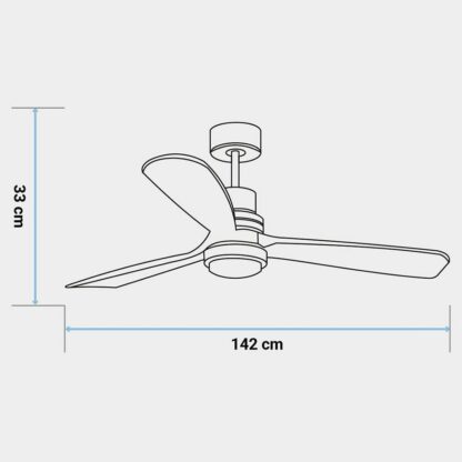 Ανεμιστήρας Οροφής Universal Blue ALM 4056 3A 70W (142 cm)