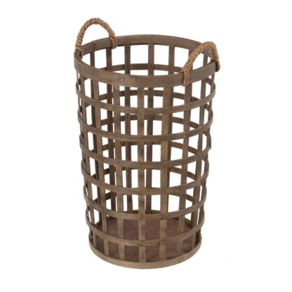 Σετ καλαθιών Φυσικό Bamboo 41 x 41 x 56 cm (3 Τεμάχια)