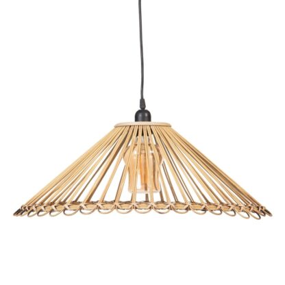 Φωτιστικό Οροφής Φυσικό Bamboo 60 W 220 V 240 V 220-240 V 57 x 57 x 20,5 cm (x2)