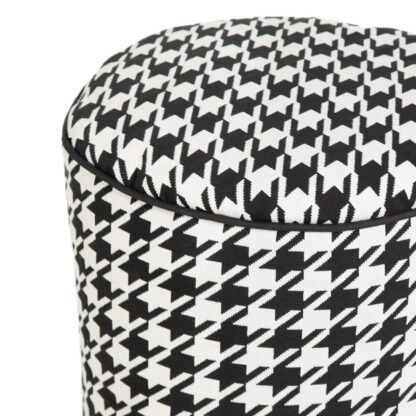 Puff πολυεστέρας 45 x 45 x 45 cm 100% βαμβάκι Houndstooth